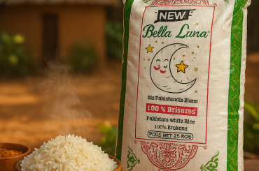 BELLA LUNA - RIZ PAKISTANAIS BLANC 100% Brokens - POIDS NET 25KGS 1